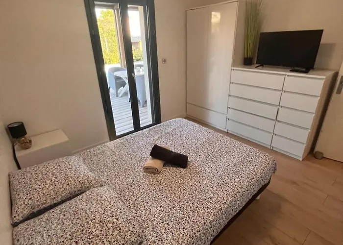 Διαμέρισμα Piscine Privative, Clim, Wifi, 150m De La Plage, 6 Couchages, Bel Rdc